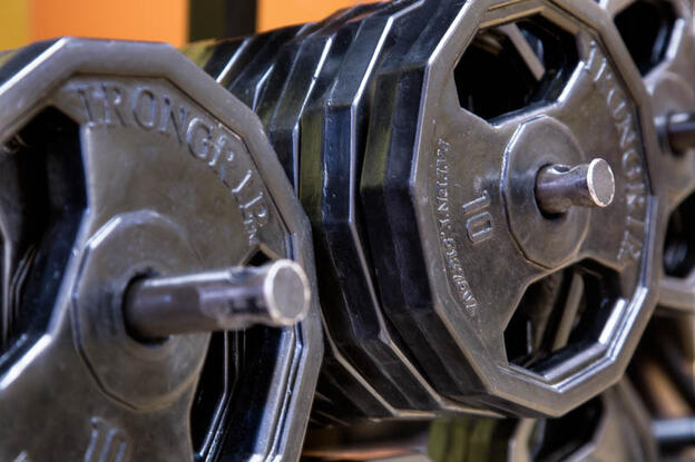 Personal Training Personal trainer working with client